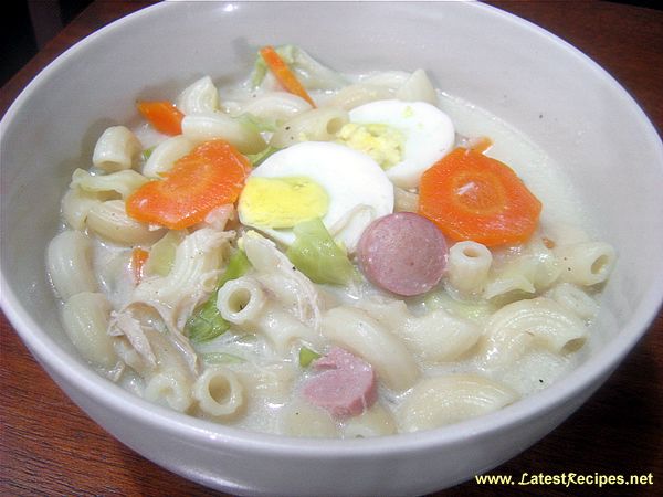 macaroni soup filipino